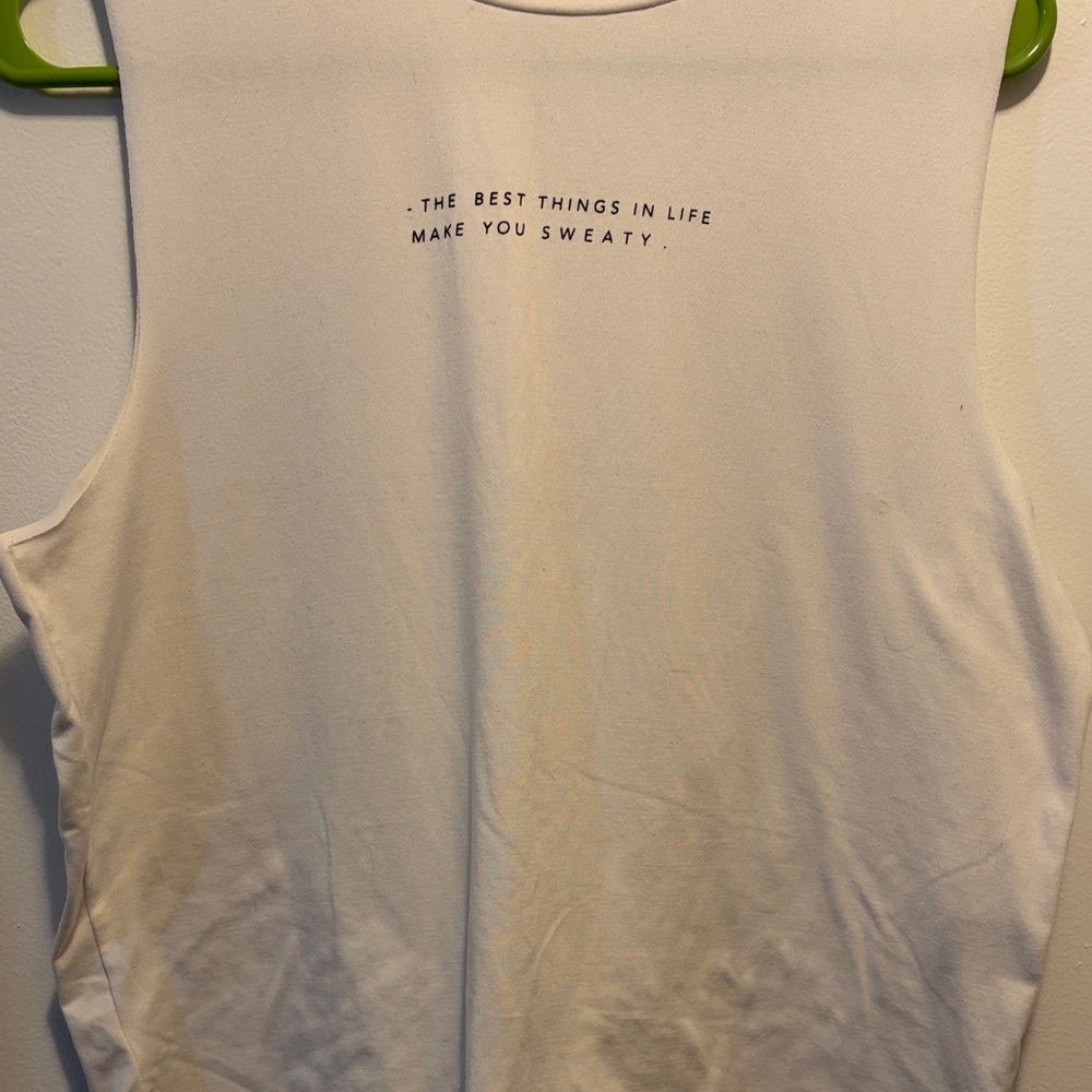 White Sleeveless Top
